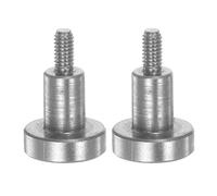 sourcing map 2pcs Flat Contact Points 10mm Dia 10mm Length M2.5 Thread 303 Stainless Steel for Dial Digital Indicator Depth Gauge Thickness Gauge