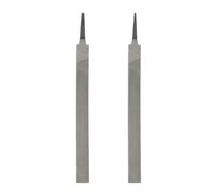 sourcing map 2pcs Flat Medium Cut File 12" Double Cut Teeth High Carbon Steel Hand Rasp File Without Handle for Metal Wood Deburring Removing