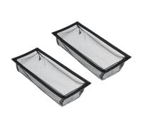 sourcing map 2Pcs Floor Vent Filter Screen, 4x10 Inch Floor Register Cover Trap Floor Vent Screen Net Cover for Home Air Vent Filter Mesh Keeps Debris, Coins Out, Black