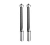 sourcing map 2pcs Flush Trim Router Bit 1/2" Shank 1/2" Cutting Dia Carbide Tipped Top Bearing Router Bit Straight Template Router Bit for Woodworking Trimming