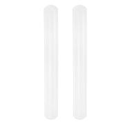sourcing map 2pcs Fondant Rolling Pin 9 Inch x 0.98 Inch PP Plastic Non-Stick Fondant Roller Dough Roller Kitchen Decorating Tools for Fondant Cookie Pastry Pizza Clay Dough