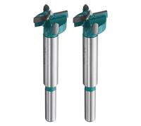 sourcing map 2pcs Forstner Drill Bit 25/32" (20mm) Tungsten Carbide Wood Drill Bit Hole Opener Cutter for Hinge Drilling Woodworking, Green