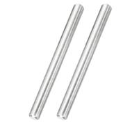 sourcing map 2Pcs Fully Threaded Rod, M12 x 1.25mm Pitch 304 Stainless Steel Right Hand Fine Threads Studs, 100mm/4" Long Threaded Screw Rods Fasteners for Anchors Bolts Hangers Clamps U Bolts