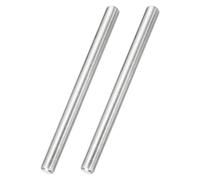 sourcing map 2Pcs Fully Threaded Rod, M12 x 1mm Pitch 304 Stainless Steel Right Hand Fine Threads Studs, 150mm/6" Long Threaded Screw Rods Fasteners for Anchors Bolts Hangers Clamps U Bolts