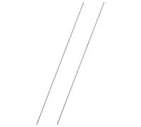 sourcing map 2Pcs Fully Threaded Rod, M2.5 x 2.5x0.45mm Pitch 304 Stainless Steel Right Hand Threads Studs, 300mm/12" Long Threaded Screw Rods Fasteners for Anchors Bolts Hangers Clamps U Bolts