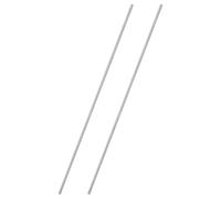 sourcing map 2Pcs Fully Threaded Rod, M2.5 x 2.5x0.45mm Pitch 304 Stainless Steel Right Hand Threads Studs, 200mm/4" Long Threaded Screw Rods Fasteners for Anchors Bolts Hangers Clamps U Bolts