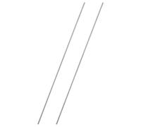 sourcing map 2Pcs Fully Threaded Rod, M2.5 x 2.5x0.45mm Pitch 304 Stainless Steel Right Hand Threads Studs, 250mm/10" Long Threaded Screw Rods Fasteners for Anchors Bolts Hangers Clamps U Bolts