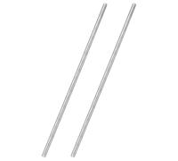 sourcing map 2Pcs Fully Threaded Rod, M8 x 1mm Pitch 304 Stainless Steel Right Hand Fine Threads Studs, 400mm/16 Inch Threaded Screw Rods Fasteners for Anchors Bolts Hangers Clamps U Bolts