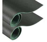 sourcing map 2Pcs Genuine Leather Sheet, 7.9" x 11.8" Cowhide Full Grain Leather Pieces, Pre Cut Sheets for Crafting, Sewing, Tooling, Sheath Making, Dark Green