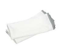 sourcing map 2Pcs Glass Polishing Cloth, 15.7x11.8 Microfiber Cleaning Cloths Lint & Streak Free Quickly Drying Towels for Glassware, Cars, Glasses, Phone Screens, Sunglasses, Gray & White