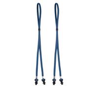 sourcing map 2pcs Glasses Strap Adjustable Nylon Eyeglasses Holder Strap Eyewear Retainer Sunglasses Lanyards String Holder Around Neck for Men Women Children, Blue