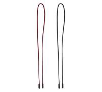 sourcing map 2pcs Glasses Strap Adjustable Nylon Eyeglasses Holder Strap Eyewear Retainer Sunglasses Lanyards String Holder Around Neck for Men Women Children, Black Wine Red