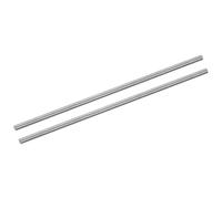 sourcing map 2Pcs GR5 Titanium Rod, Dia 3mm 0.11" Length 100mm 3.94" Metal Solid TC4 Titanium Alloy Round Bar Rod Stock for Model Plane Cars Ship DIY Craft Metal Working