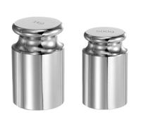 sourcing map 2pcs Gram Calibration Weight Set 500g 1kg M1 Precision Chrome Plated Steel for Digital Balance Scales