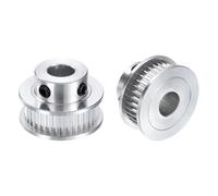 sourcing map 2pcs GT-2 36T Pulley Synchronous Wheel 8mm Bore, Aluminum Timing Pulley 36 Teeth, Fit Width 6mm Timing Belt for 3D Printer CNC Machine