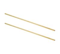 sourcing map 2Pcs H62 Brass Metal Round Tube, 4mm OD 0.5mm Wall Thickness 200mm Length Seamless Precision Straight Pipe Tubing for DIY Projects Crafts Gardening Industry Precision Applications