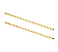 sourcing map 2Pcs H62 Brass Round Tube, 11mm OD 0.5mm Wall Thickness 300mm Length Seamless Precision Straight Pipe Tubing for DIY Projects Crafts Gardening Industry Precision Applications