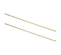 sourcing map 2Pcs H62 Brass Round Tube, 2mm OD 0.5mm Wall Thickness 200mm Length Seamless Precision Straight Pipe Tubing for DIY Projects Crafts Gardening Industry Precision Applications