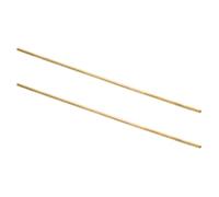 sourcing map 2Pcs H62 Brass Round Tube, 3.5mm OD 0.5mm Wall Thickness 200mm Length Seamless Precision Straight Pipe Tubing for DIY Projects Crafts Gardening Industry Precision Applications