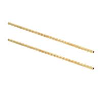 sourcing map 2Pcs H62 Brass Round Tube, 5mm OD 0.5mm Wall Thickness 200mm Length Seamless Precision Straight Pipe Tubing for DIY Projects Crafts Gardening Industry Precision Applications
