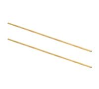 sourcing map 2Pcs H62 Brass Round Tube, 5mm OD 0.5mm Wall Thickness 300mm Length Seamless Precision Straight Pipe Tubing for DIY Projects Crafts Gardening Industry Precision Applications