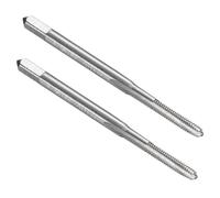 sourcing map 2pcs Hand Bottom Tap #3-56 UNF 2B Thread Bottoming Style Threading Taps High Speed Steel HSS6542 Straight Flutes Screw Tapping Tool