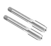sourcing map 2pcs Hand Bottom Tap 7/16"-20 UNF 2B Left Hand Thread Bottoming Style Threading Taps High Speed Steel HSS6542 Straight Flutes Screw Tapping Tool