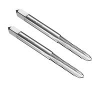 sourcing map 2pcs Hand Bottom Tap M6 x 1 H2 Metric Thread Bottoming Style Threading Taps High Speed Steel HSS6542 Straight Flutes Screw Tapping Tool