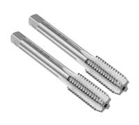 sourcing map 2pcs Hand Plug Tap 1/2"-13 UNC 2B Left Hand Thread Plug Style Taps Straight Flute Screw Tapping Threading Tool High Speed Steel HSS6542
