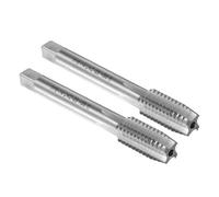 sourcing map 2pcs Hand Plug Tap 7/16"-14 UNC 2B Left Hand Thread Plug Style Taps Straight Flute Screw Tapping Threading Tool High Speed Steel HSS6542