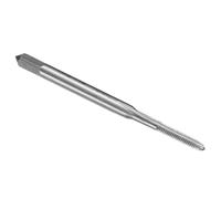 sourcing map 2pcs Hand Plug Tap M2 x 0.4 H2 Metric Thread Plug Style Taps Straight Flute Screw Tapping Threading Tool High Speed Steel HSS6542