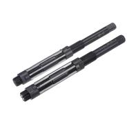 sourcing map 2pcs Hand Reamer Set 21mm-23mm 23-26mm Adjustable H8, Metric Reamers Drill Bit for Metal Wood Hole Reaming, 6 Straight Flutes