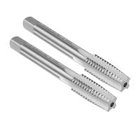 sourcing map 2pcs Hand Taper Tap 1/2"-13 UNC 2B Left Hand Thread Taper Style Taps Straight Flute Screw Tapping Threading Tool High Speed Steel HSS6542