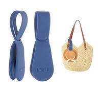 sourcing map 2pcs Hat Clip for Travel on Bags, Magnetic Hat Holder Hands, Free Bag Backpack Fashionable Clip - Protect Hat from Falling for Hanging on Handbags Totes Luggage Purse, Blue