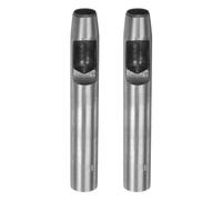 sourcing map 2pcs Hollow Punch for Leather 11mm Round Hole Punch Tool for Belt Puncher Carbon Steel Single Punch for Watch Belt Cut Leather Craft Rubber Paper Fabric Plastic Soft Material