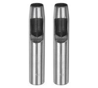 sourcing map 2pcs Hollow Punch for Leather 15mm Round Hole Punch Tool for Belt Puncher Carbon Steel Single Punch for Watch Belt Cut Leather Craft Rubber Paper Fabric Plastic Soft Material