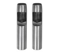 sourcing map 2pcs Hollow Punch for Leather 19mm Round Hole Punch Tool for Belt Puncher Carbon Steel Single Punch for Watch Belt Cut Leather Craft Rubber Paper Fabric Plastic Soft Material