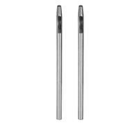 sourcing map 2pcs Hollow Punch for Leather 2.5mm Round Hole Punch Tool for Belt Puncher Carbon Steel Single Punch for Watch Belt Cut Leather Craft Rubber Paper Fabric Plastic Soft Material