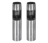 sourcing map 2pcs Hollow Punch for Leather 21mm Round Hole Punch Tool for Belt Puncher Carbon Steel Single Punch for Watch Belt Cut Leather Craft Rubber Paper Fabric Plastic Soft Material