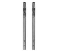 sourcing map 2pcs Hollow Punch for Leather 4.5mm Round Hole Punch Tool for Belt Puncher Carbon Steel Single Punch for Watch Belt Cut Leather Craft Rubber Paper Fabric Plastic Soft Material
