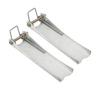 sourcing map 2Pcs Hook Safety Latch Kit, Carbon Steel Towing Receiver Hitch Replacement for Clevis Truck Trailer Crane Towing Lifting Hook (1mm Thick, 16 Ton)