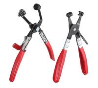 sourcing map 2pcs Hose Clamp Pliers Spring Clips Include Different Hose Clamp Tools for Fuel and Coolant Lines Vehicles Automotive Coolant Radiator Heater Water Hose