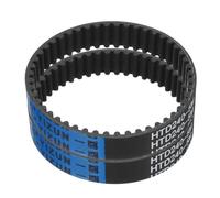 sourcing map 2pcs HTD-5M Rubber Timing Belt 48 Teeth, 240mm Pitch Length x 15mm Width x 3.6mm Height, Closed Loop Pulley Timing Belt