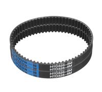sourcing map 2pcs HTD-5M Rubber Timing Belt 65 Teeth, 325mm Pitch Length x 15mm Width x 3.6mm Height, Closed Loop Pulley Timing Belt