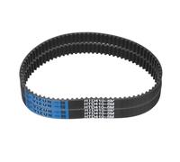 sourcing map 2pcs HTD-5M Rubber Timing Belt 82 Teeth, 410mm Pitch Length x 15mm Width x 3.6mm Height, Closed Loop Pulley Timing Belt