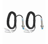 sourcing map 2Pcs Inductive Proximity Sensor,NPN NO M8 DC 6-36V 300mA Proximity Switch Detector Approach Sensor 2mm 3 Wire for Industrial Automation LJ8A3-2-Z/BX