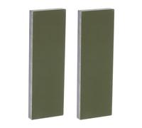 sourcing map 2Pcs Knife Handle Liner, 4.7" x 1.6" x 0.3" G10 Spacer Sheets Knife Handle Spacer Material for Knife Scales Slabs Making Supplies Tool, Interlayer Black Green