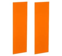 sourcing map 2Pcs Knife Handle Liner, 6.3" x 1.97" x 0.04" G10 Spacer Sheets Knife Handle Spacer Material for Knife Scales Slabs Making Supplies Tool, Orange