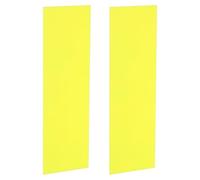 sourcing map 2Pcs Knife Handle Liner, 6.3" x 1.97" x 0.04" G10 Spacer Sheets Knife Handle Spacer Material for Knife Scales Slabs Making Supplies Tool, Yellow