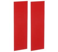 sourcing map 2Pcs Knife Handle Liner, 6.3" x 1.97" x 0.04" G10 Spacer Sheets Knife Handle Spacer Material for Knife Scales Slabs Making Supplies Tool, Red